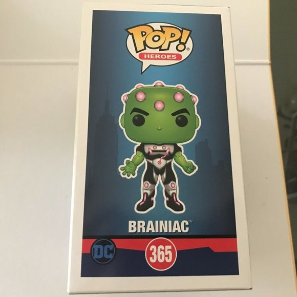 NEW Exclusive DC Comics Brainiac Funko Pop Figure #365 - Picture 6 of 8